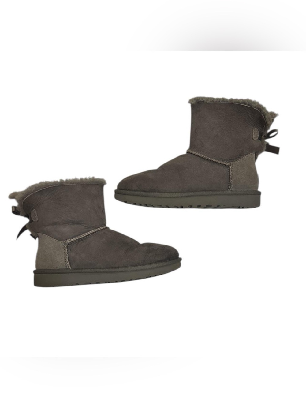 Grey UGG Bailey Bows